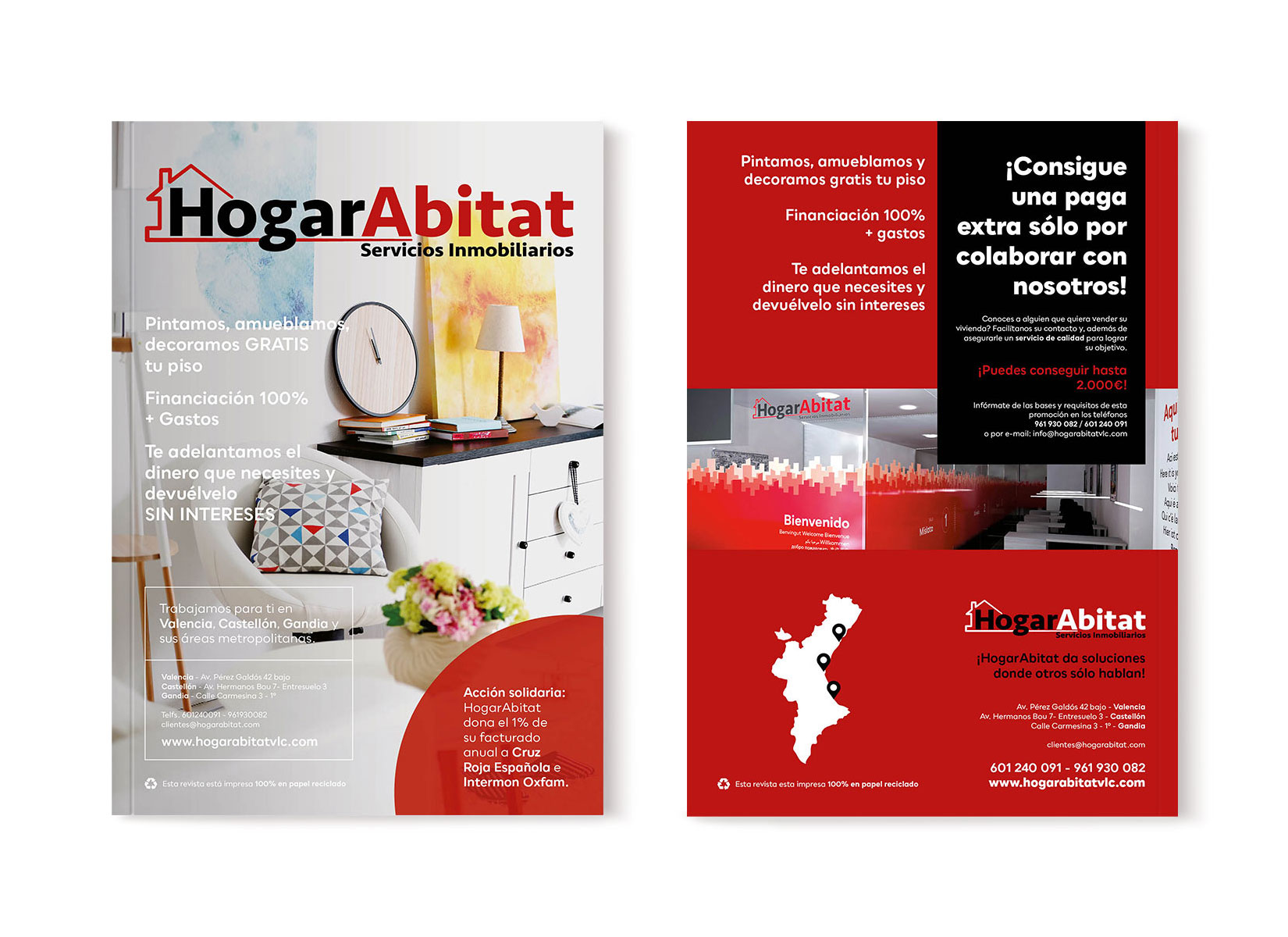 Diseño Editorial Revista HogarAbitat 2018