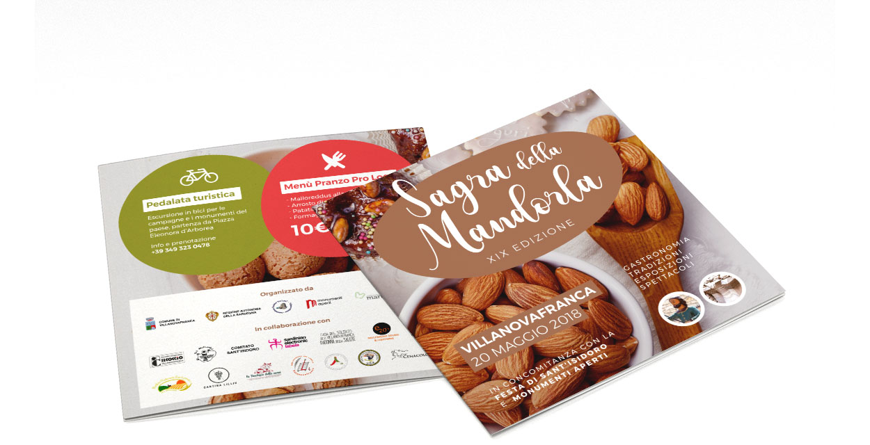Depliant Sagra della Mandorla Villanovafranca