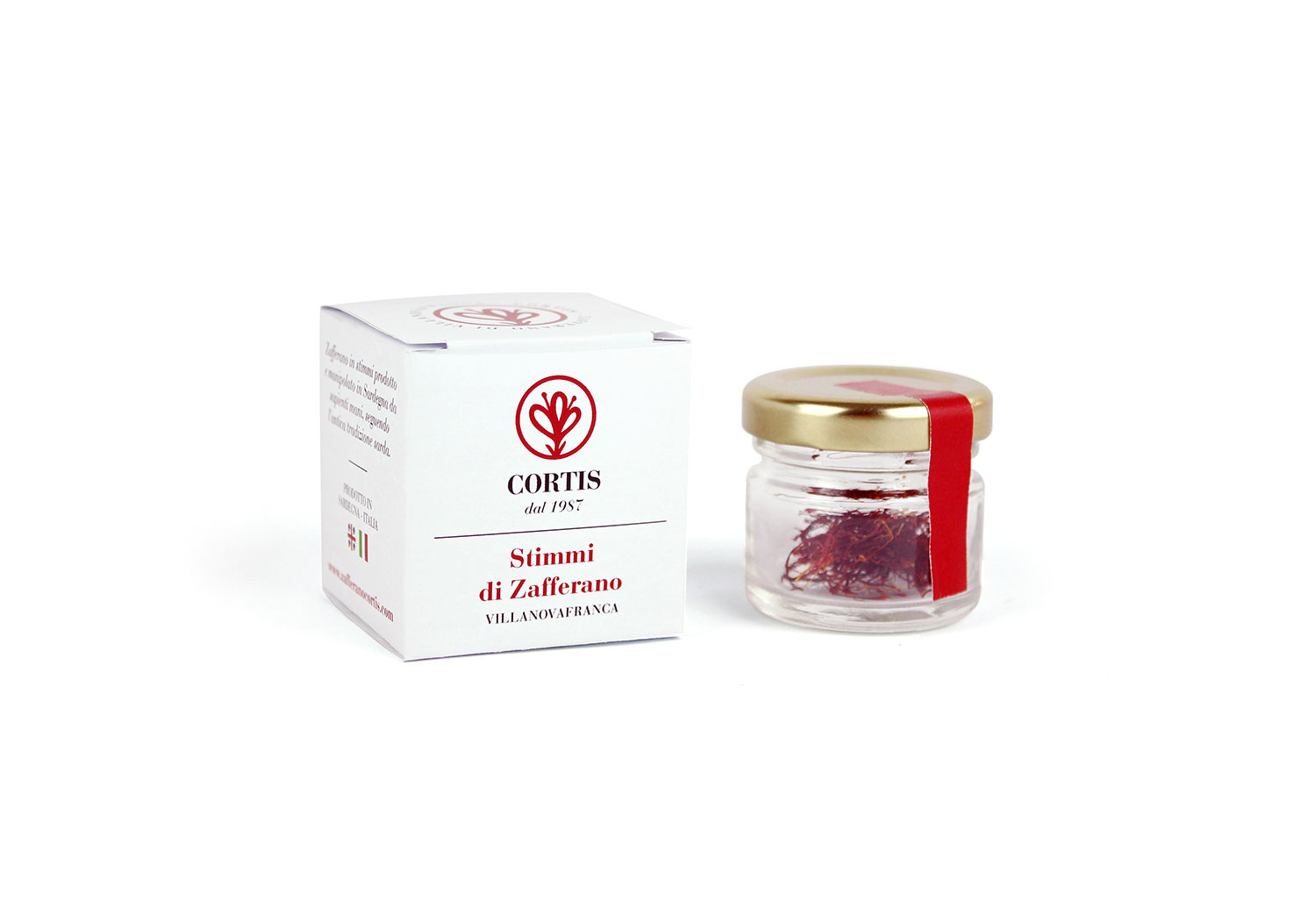 Packaging Zafferano in Stimmi Packaging Zafferano in Stimmi
